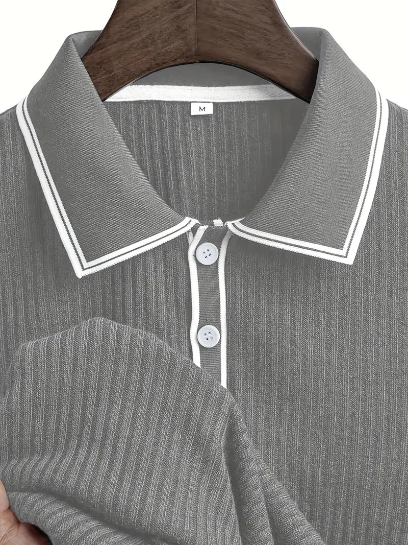 Helvano | Herren T-Shirt mit Struktur