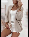 Helvano | Lockerer offener Strickcardigan für Damen