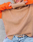 Helvano | Farbblock-Strickpullover für Damen