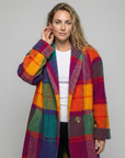 Helvano | Oversized Karierte Damenjacke