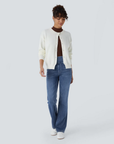 Helvano | Bootcut-Jeans mit hohem Bund für Damen