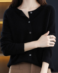 Helvano | Damen Pullover mit O-Ausschnitt