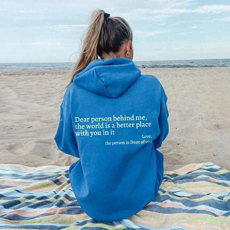 Helvano | Dear Person Behind Me Hoodie für Damen