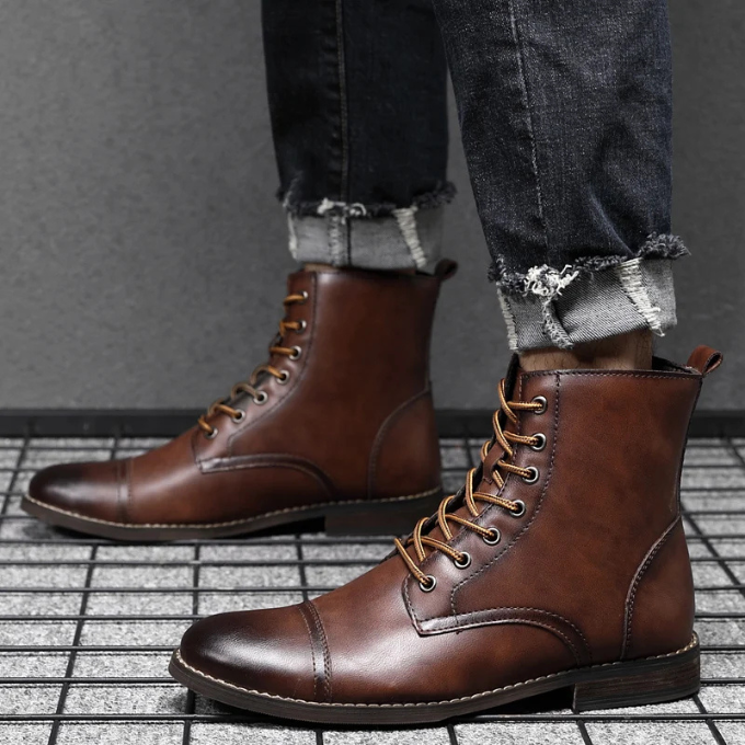 Helvano | Herren-Stiefeletten aus Leder