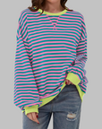 Helvano | Gestreiftes Langarm-Sweatshirt für Damen