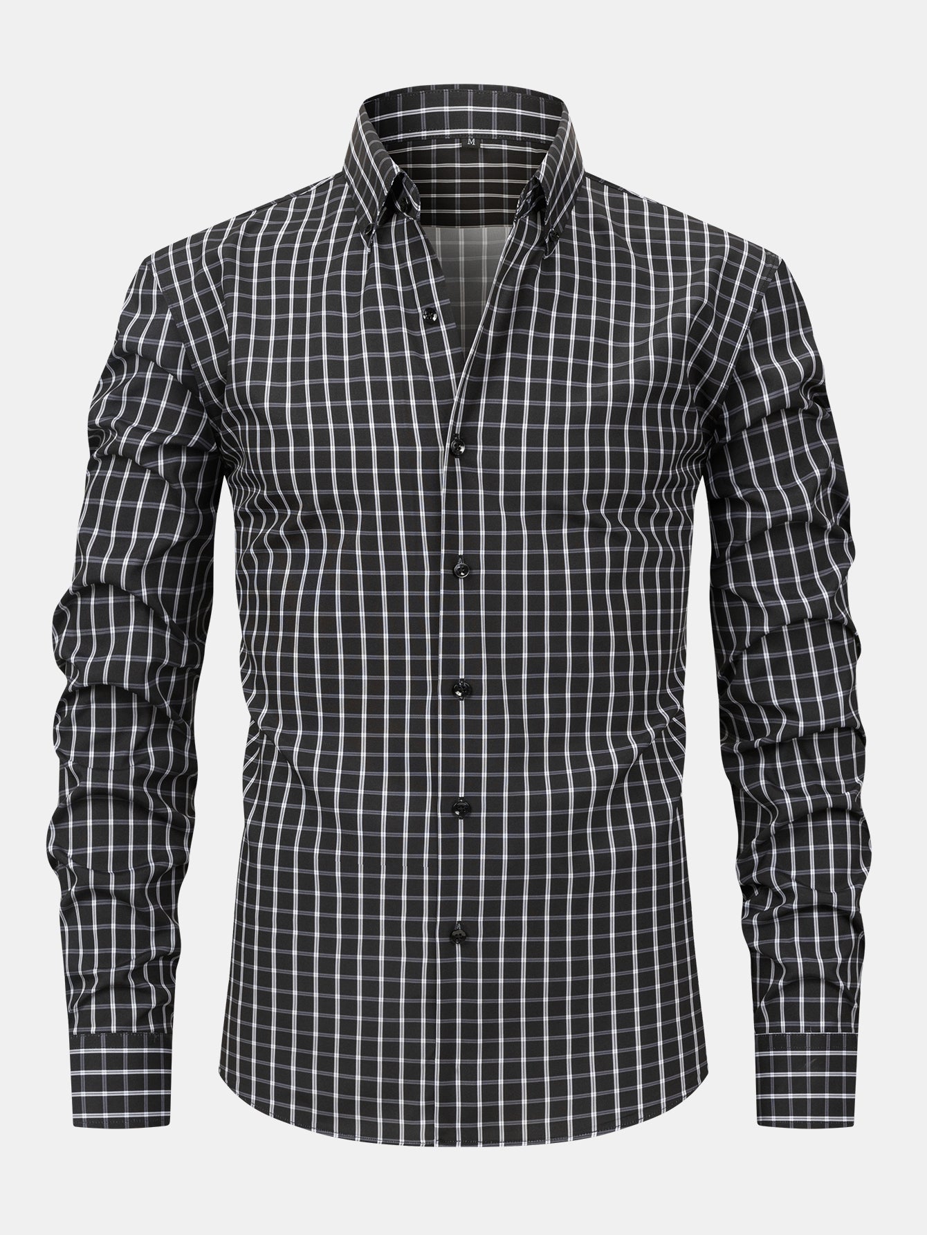 Helvano | Herren-Set: Kariertes Hemd &amp; Slim-Fit-Hose