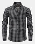Helvano | Herren-Set: Kariertes Hemd & Slim-Fit-Hose