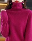 Helvano | Rollkragenpullover für Damen in Weiss