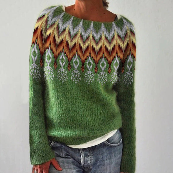 Helvano | Retro-Strickpullover für Damen