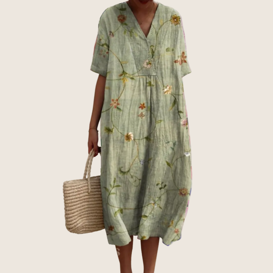 Helvano | Sommerkleid mit Blumenmuster für Damen