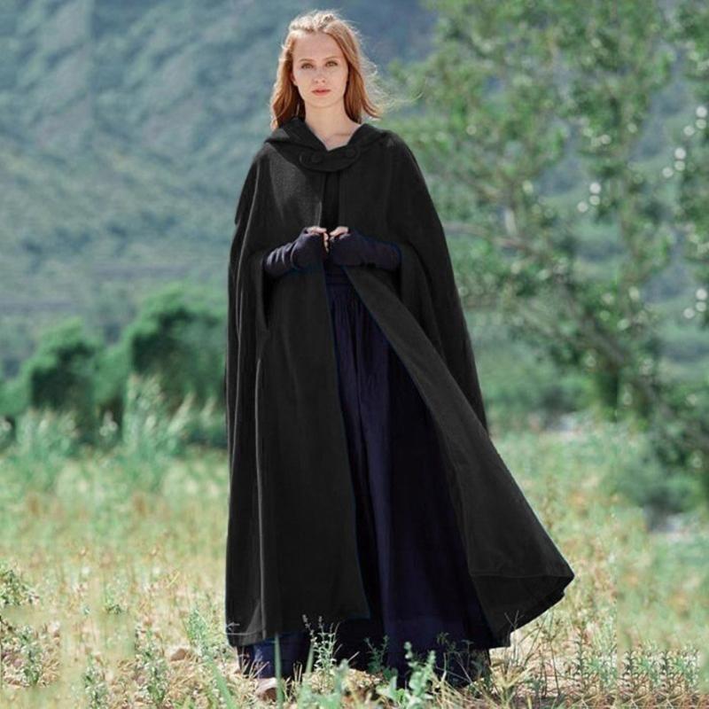 Helvano | Warmer Baumwollmantel für Damen in Schwarz