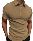 Helvano | Modernes Herren-Poloshirt mit kurzem Zip
