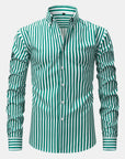 Helvano | Herren-Set gestreiftes Hemd & Slim-Fit Hose