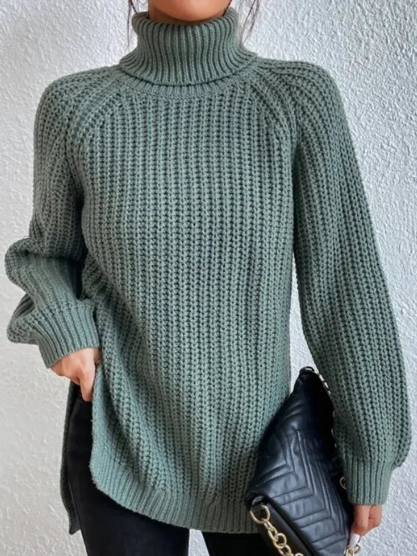 Helvano | Rollkragenpullover mit Raglanärmeln für Damen