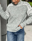 Helvano | Gemusterter Strickpullover für Damen