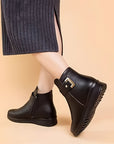 Helvano | Damen-Stiefeletten mit Schnalle
