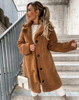 Helvano | Plüsch-Trenchcoat für Damen