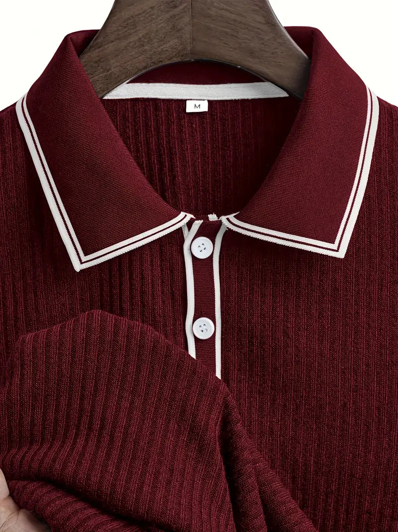 Helvano | Herren T-Shirt mit Struktur