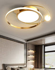 Helvano | Runde LED-Deckenleuchte flach aus Metall