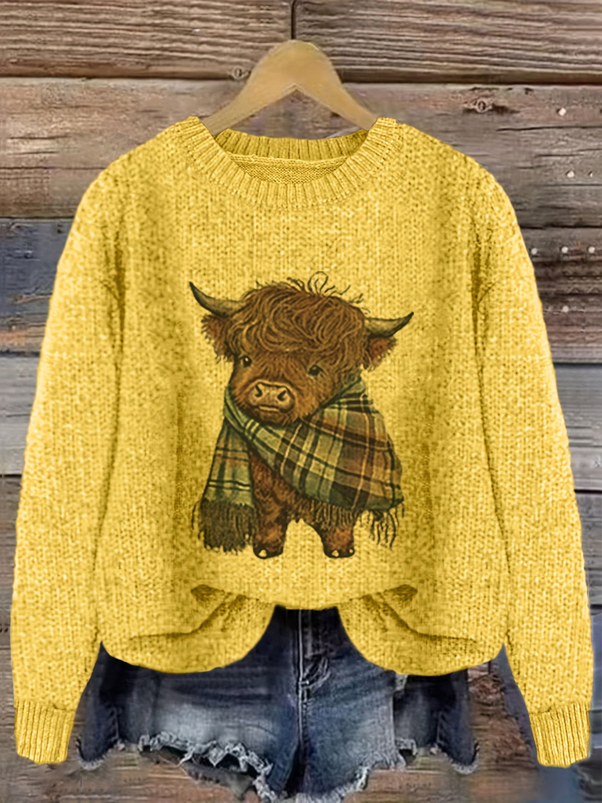 Helvano | Strickpullover mit Rundhalsausschnitt für Damen