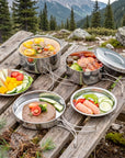 Helvano | 8-teiliges Outdoor Camping-Kochset