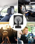 Helvano | 12V USB Auto-Ventilator mit 360°-Rotation