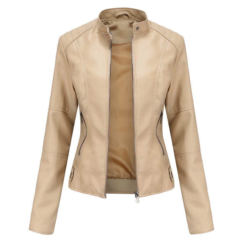 Helvano | Bikerjacke mit Stehkragen für Damen