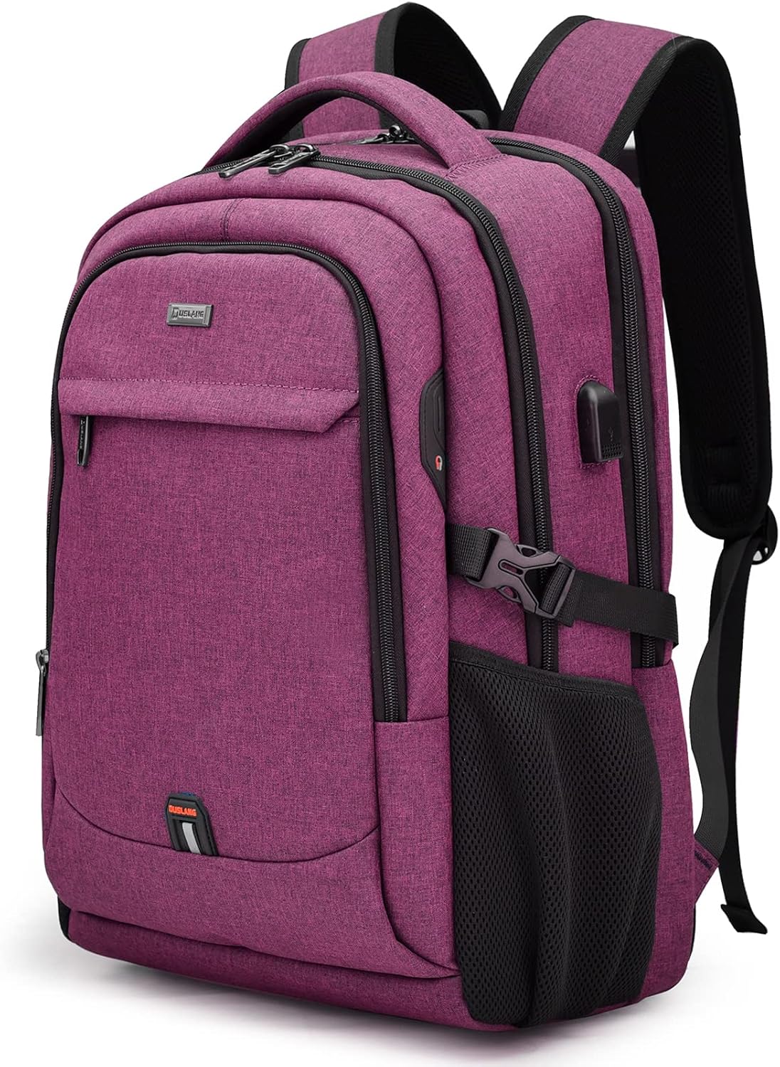 Helvano | Laptop-Rucksack mit USB-Anschluss für Reisen