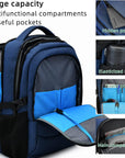 Helvano | Laptop-Rucksack mit USB-Anschluss für Reisen