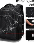 Helvano | Laptop-Rucksack mit USB-Anschluss für Reisen