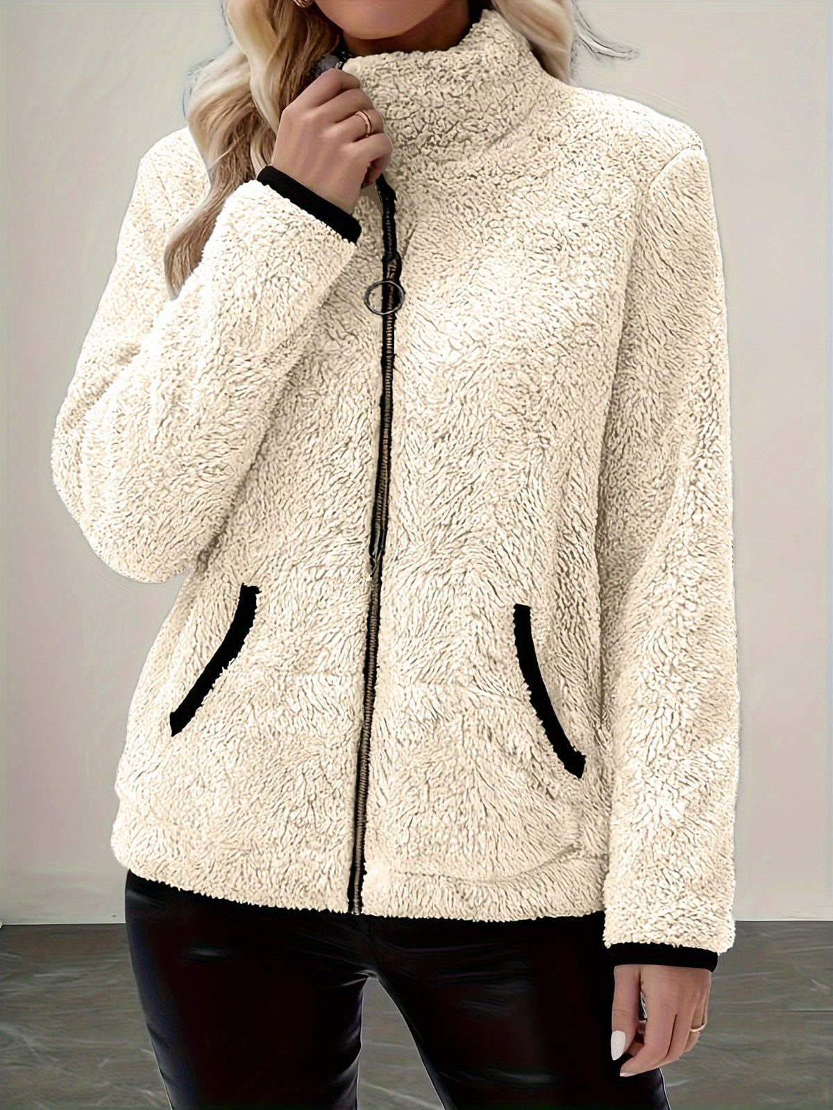 Helvano | Kuschelige Damen-Jacke mit Reissverschluss