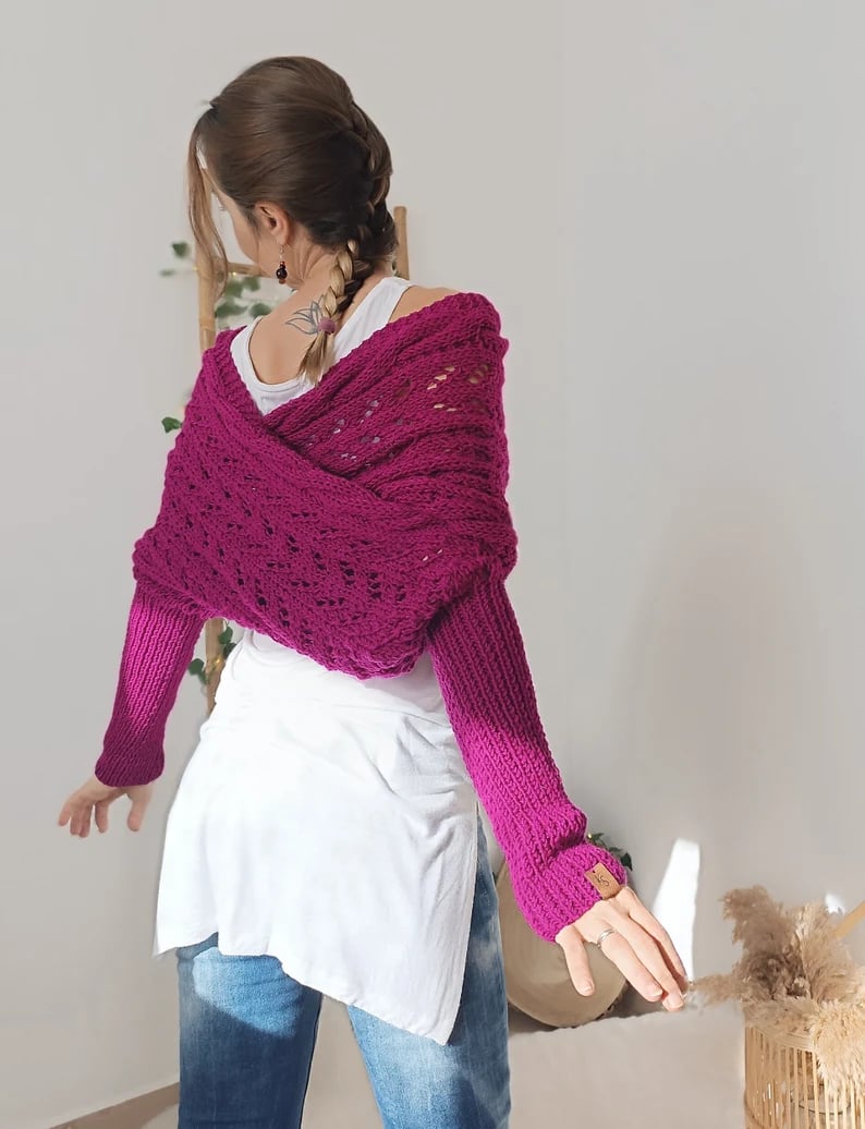 Helvano | Bequemer Strickschal für Damen