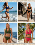 Helvano | Bikini mit Leoparden-Print für Damen