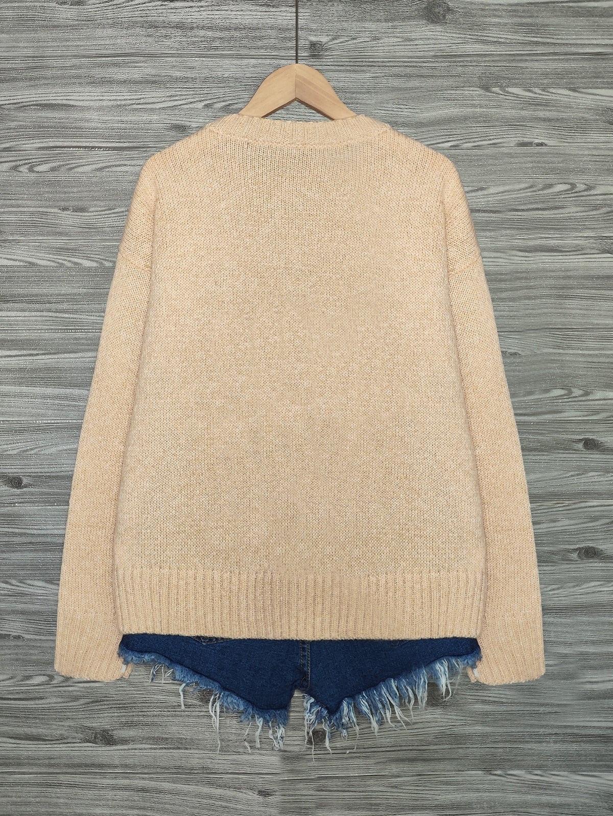 Helvano | Damen Strickpullover mit Katzenmotiv