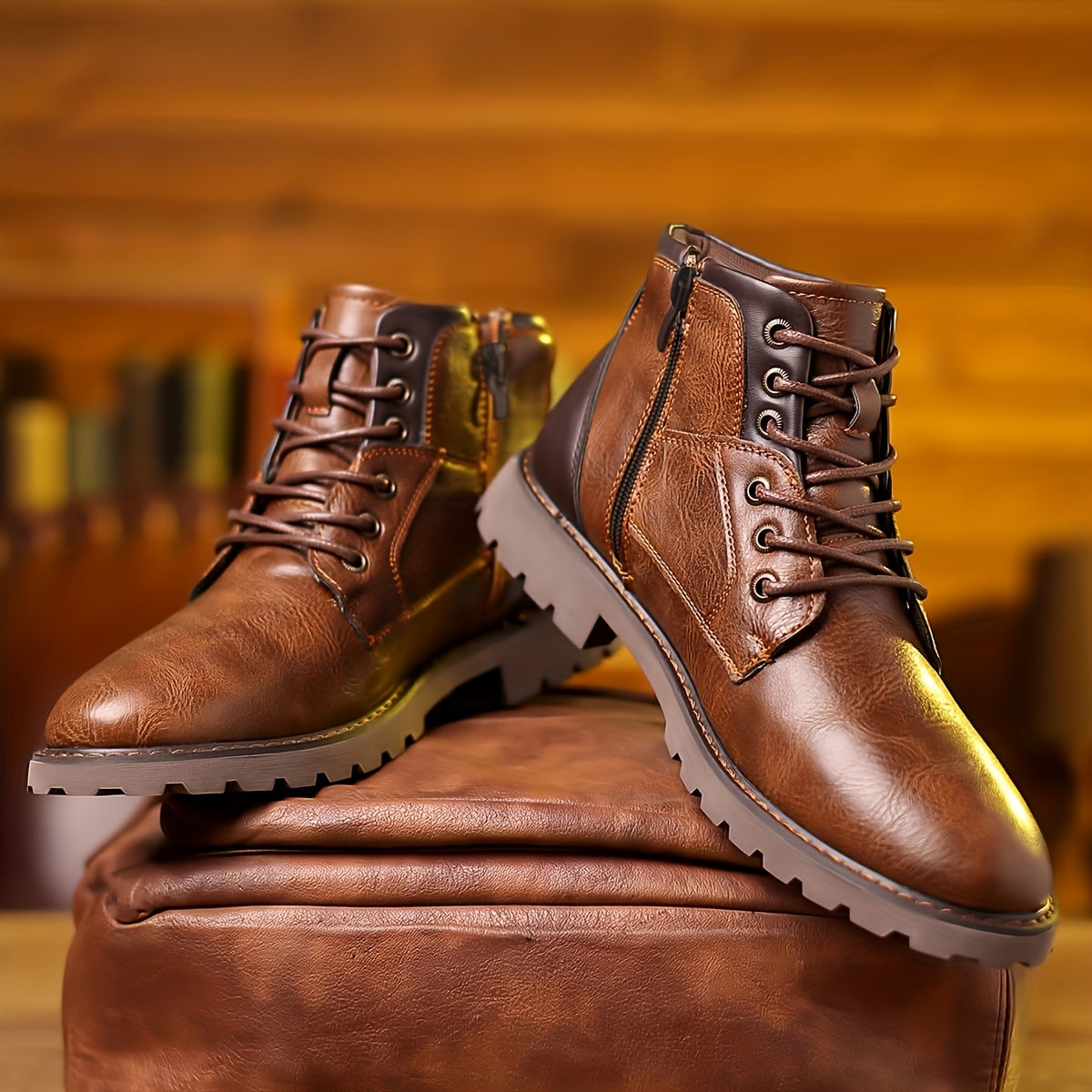 Helvano | Robuste Schnür-Stiefeletten für Herren