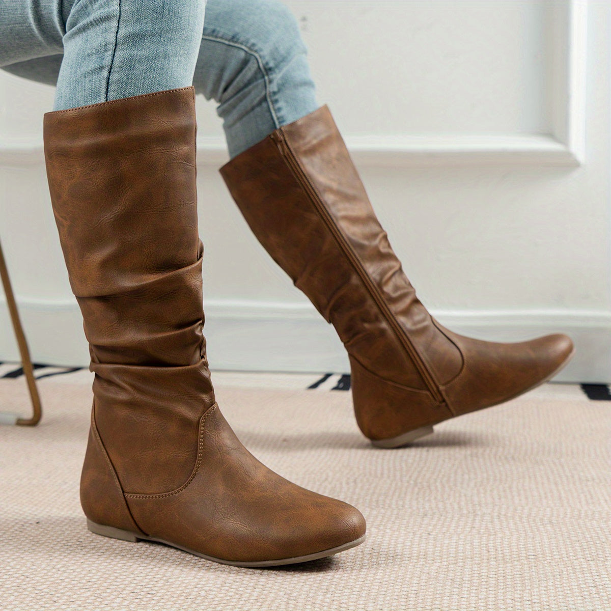 Helvano | Slouch-Stiefel mit wadenhohem Schaft für Damen