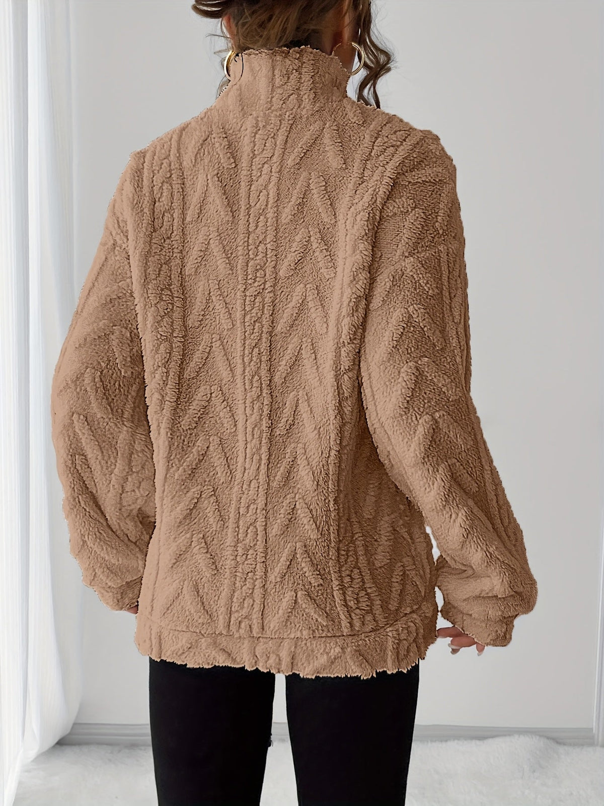 Helvano | Strukturierter Strickpullover für Damen