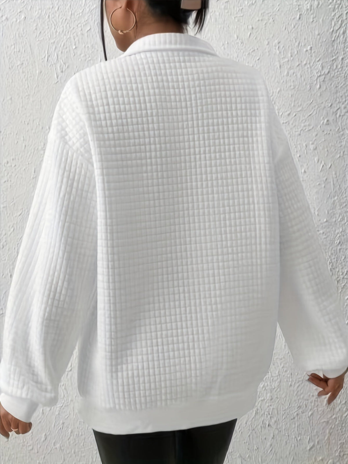 Helvano | Lockerer Half-Zip-Pullover für Damen