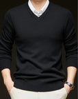 Helvano | Herren Strickpullover mit V-Ausschnitt