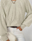 Helvano | Lockerer Zopfstrickpullover für Damen