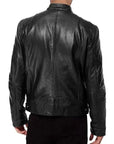 Helvano | Leder-Bikerjacke für Herren