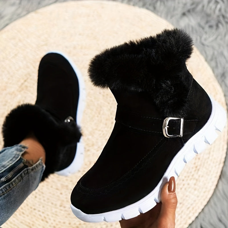 Helvano | Damen Winterstiefel mit Plüschbesatz