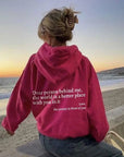 Helvano | Dear Person Behind Me Hoodie für Damen
