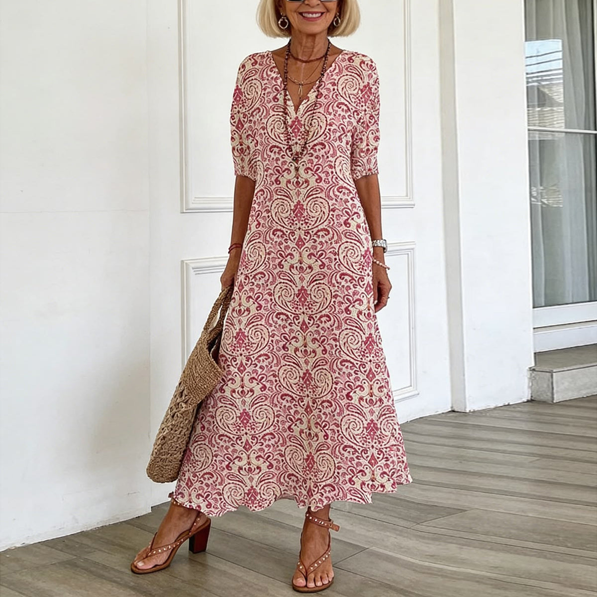 Helvano | Boho Maxikleid für Damen
