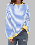 Helvano | Gestreiftes Langarm-Sweatshirt für Damen