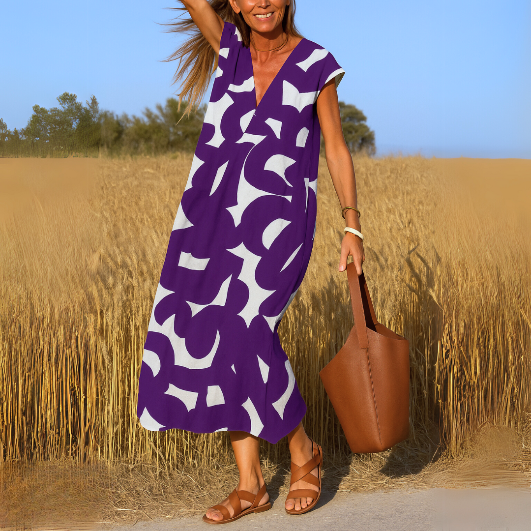 Helvano | Bedrucktes Sommerkleid für Damen