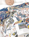 Helvano | Baumwoll-Überwurf mit Quasten im Boho-Stil