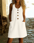 Helvano | Sommerkleid mit Knopfleiste für Damen