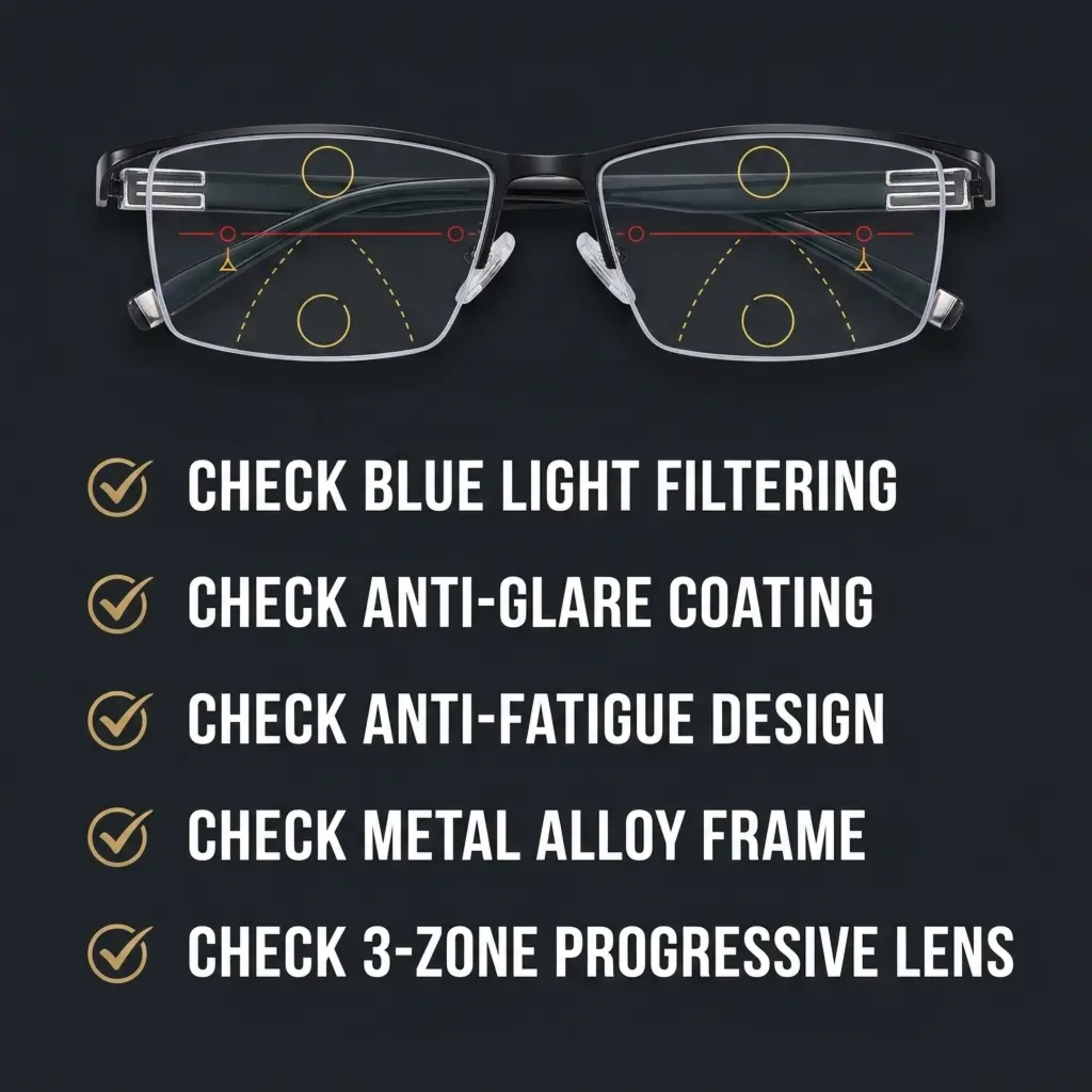 Helvano | Progressive Lesebrille mit Auto-Fokus