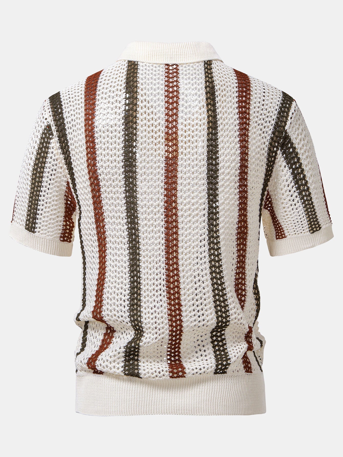 Helvano | Herren Set Häkel-Poloshirt &amp; Leinenhose
